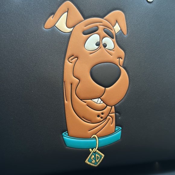 NWT Coach x Scooby Doo! Rogue 25 Black Leather Cartoon CG202 Crossbody Purse Bag - Picture 8 of 13